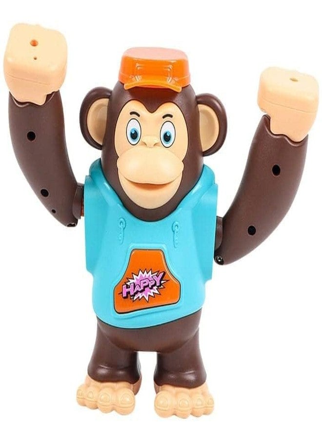 BlackZone Musical Gorilla/Chimpanzee/Orangutan Toys Dancing with 360°Roll & Glow, Music and Light Baby Toys 3-6 Months Crawling Toys for Baby Boy Girl Gifts (Dancing_Gorila) - Image 1